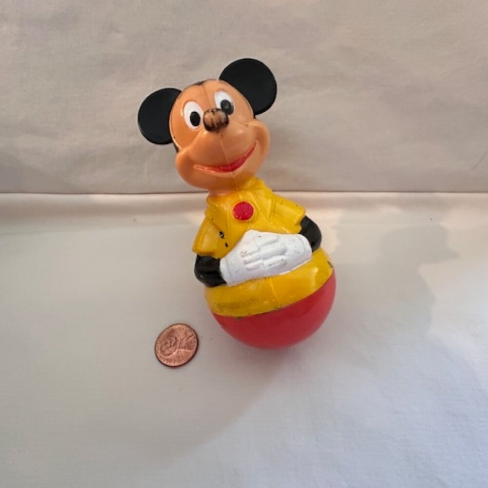 Vintage Mickey Mouse Roly Poly Rattle - Picture 6 of 6